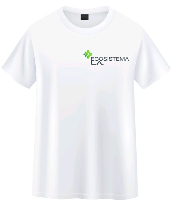 Polera Blanca Oficial Ecosistema LA