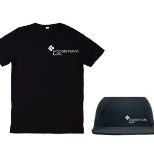 Pack Polera Negra + Jockey Oficial Ecosistema LA